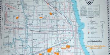 1947 Chicago Society of Industrial Engineers Map