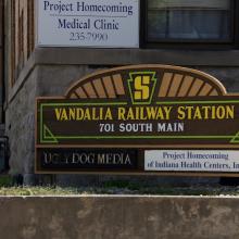 Former PRR Vandalia Line depot.